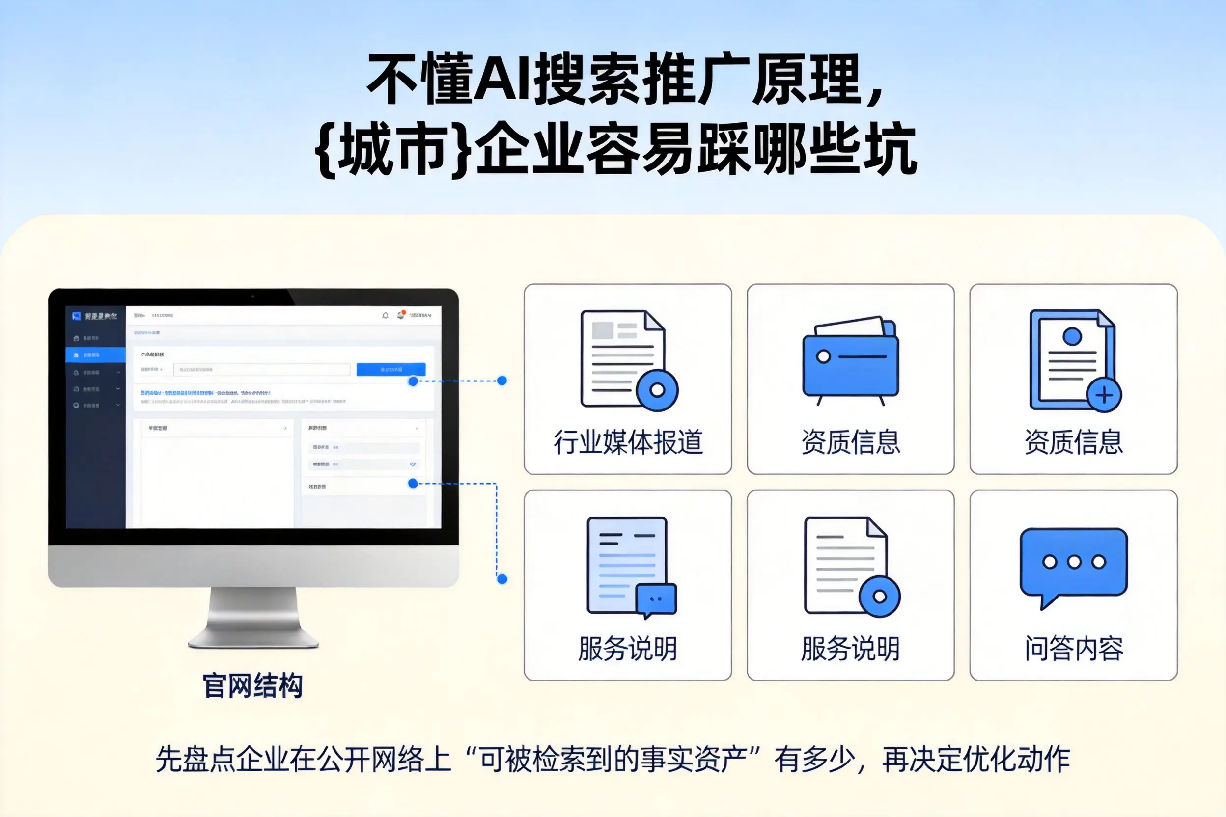 不懂AI搜索推广原理,连云港企业容易踩哪些坑