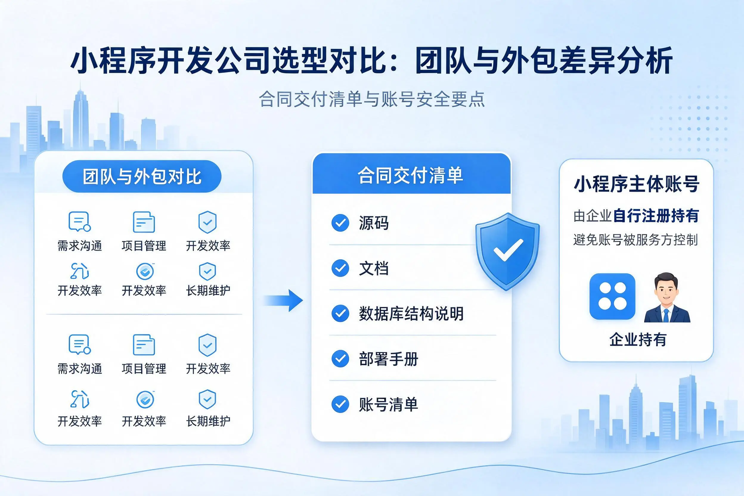 连云港小程序开发公司选型对比:团队与外包差异分析