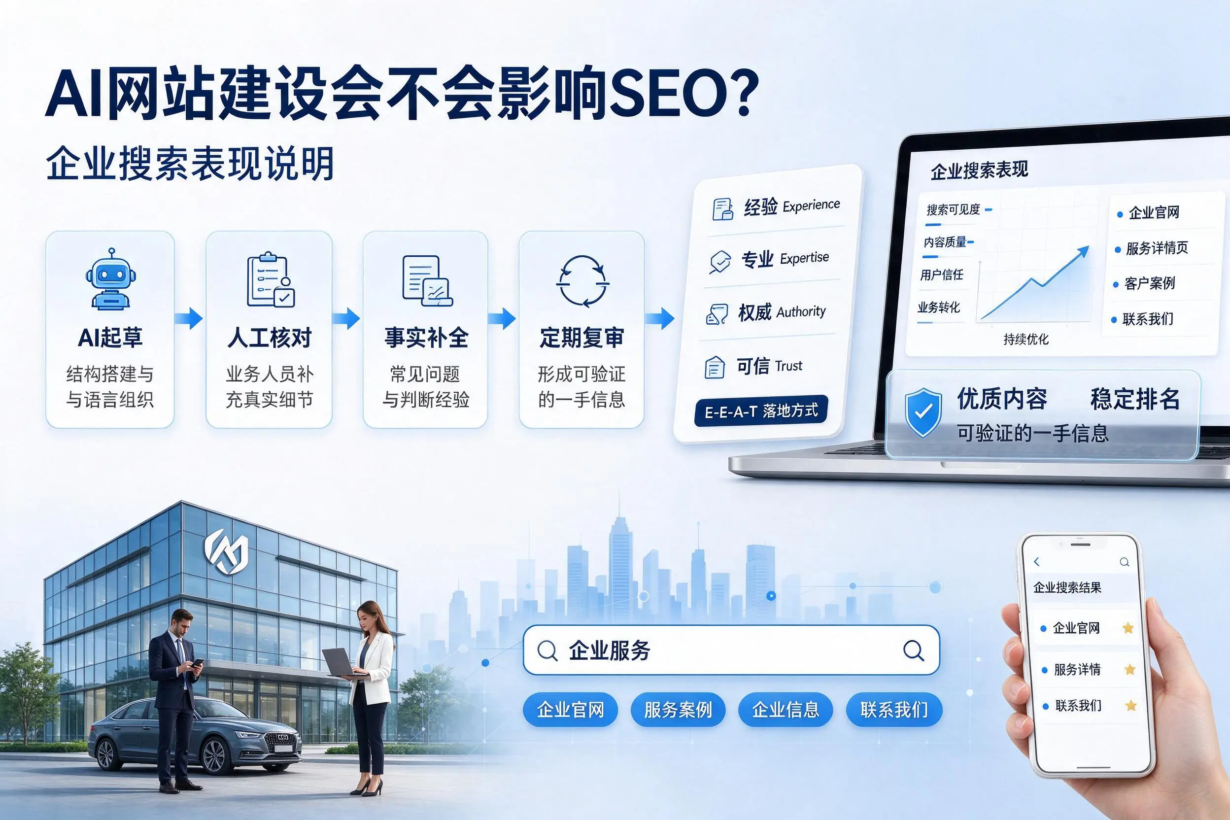 AI网站建设会不会影响SEO?连云港企业搜索表现说明