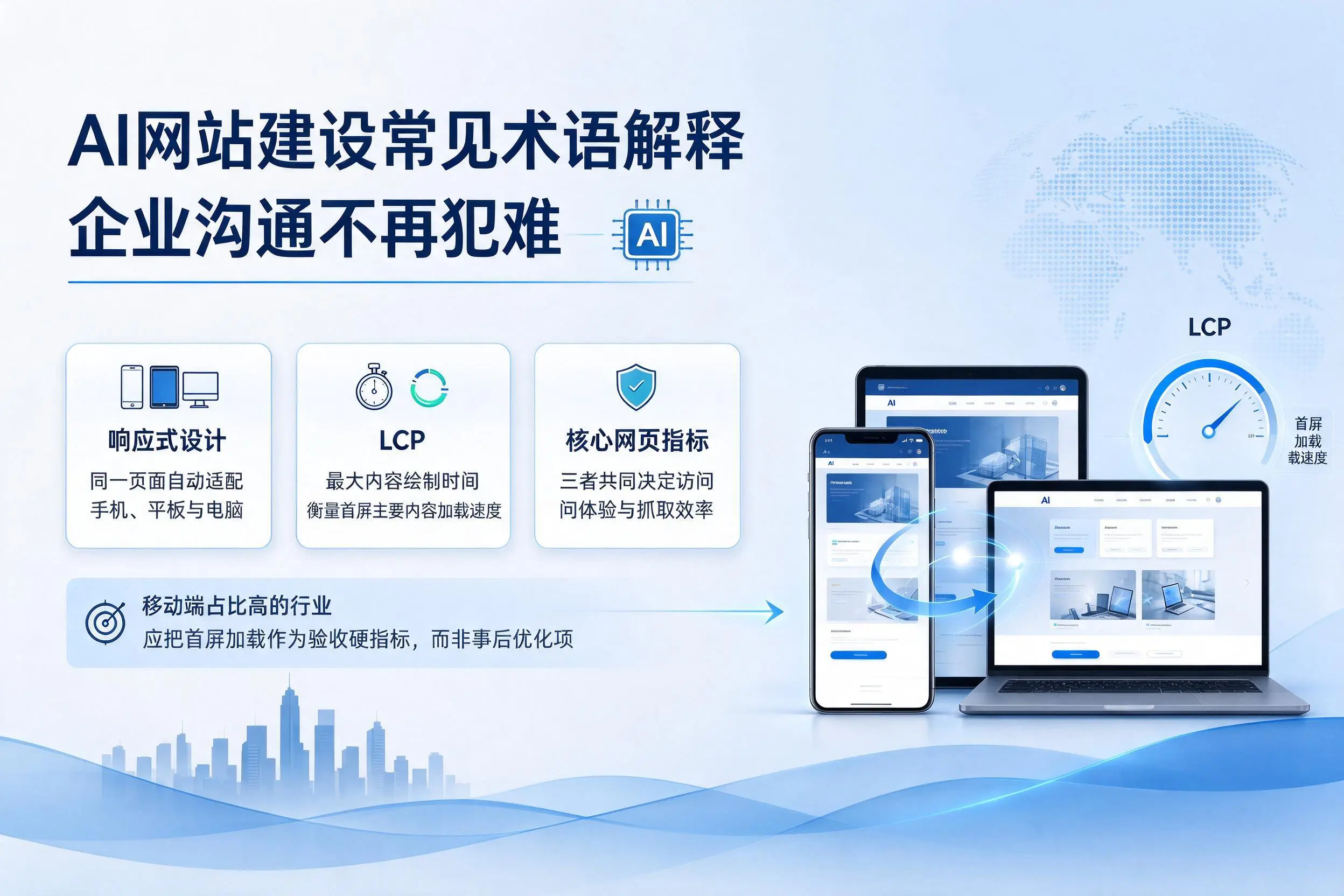 AI网站建设常见术语解释,连云港企业沟通不再犯难