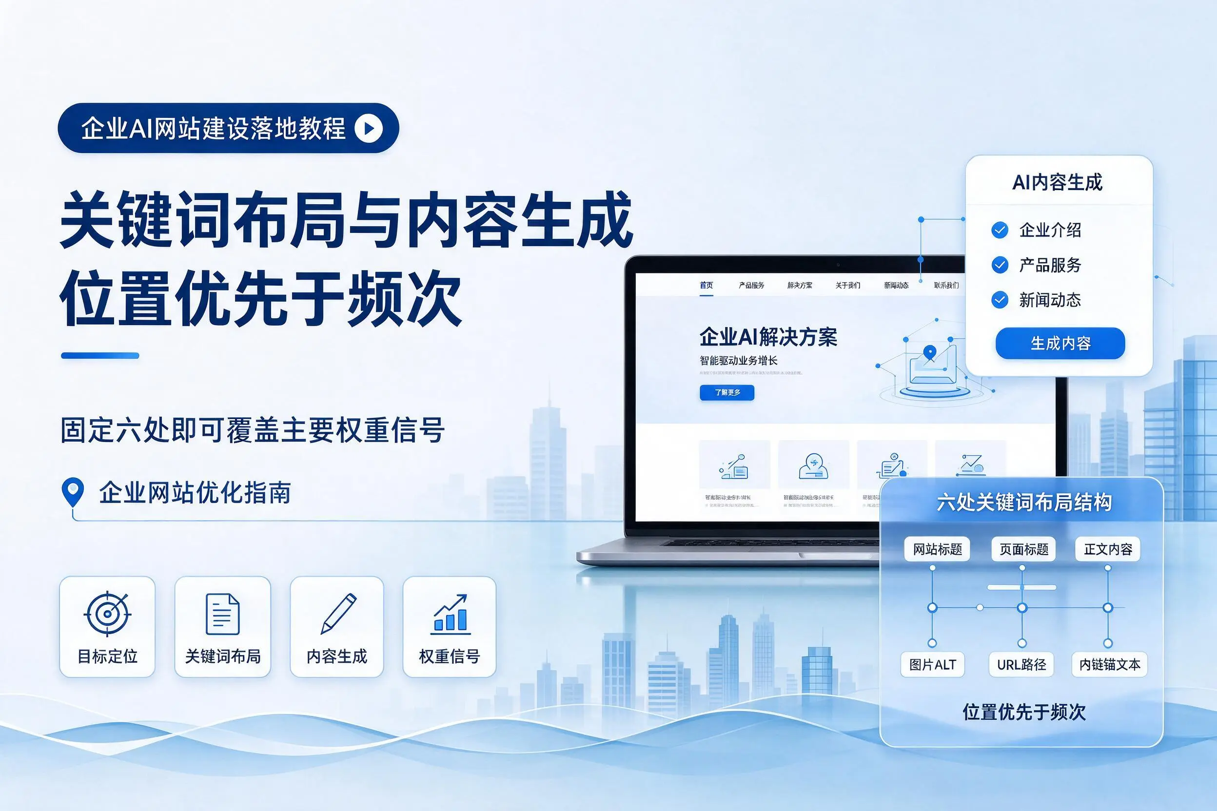 连云港企业AI网站建设落地教程:关键词布局与内容生成