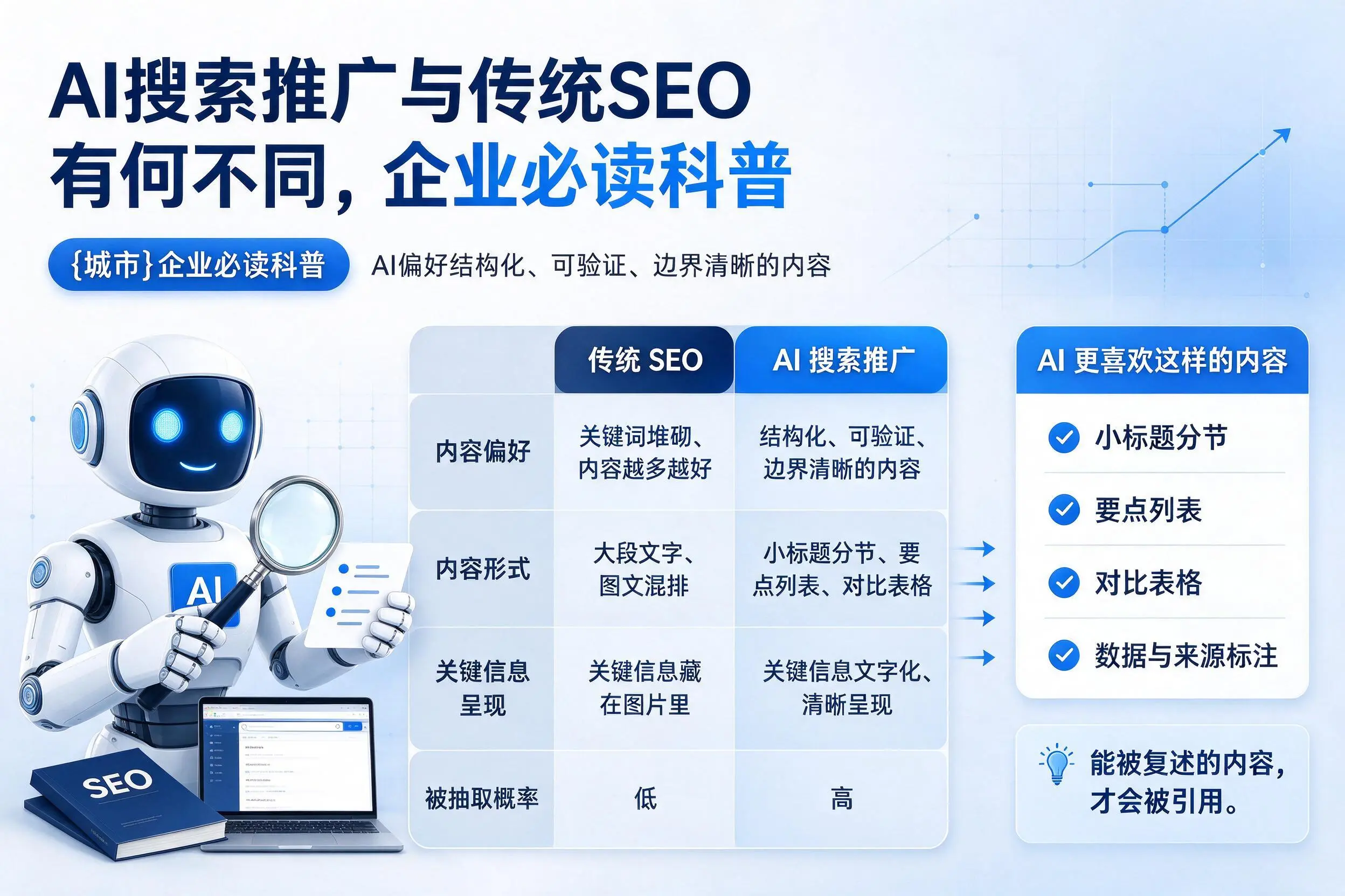 AI搜索推广与传统SEO有何不同，连云港企业必读科普